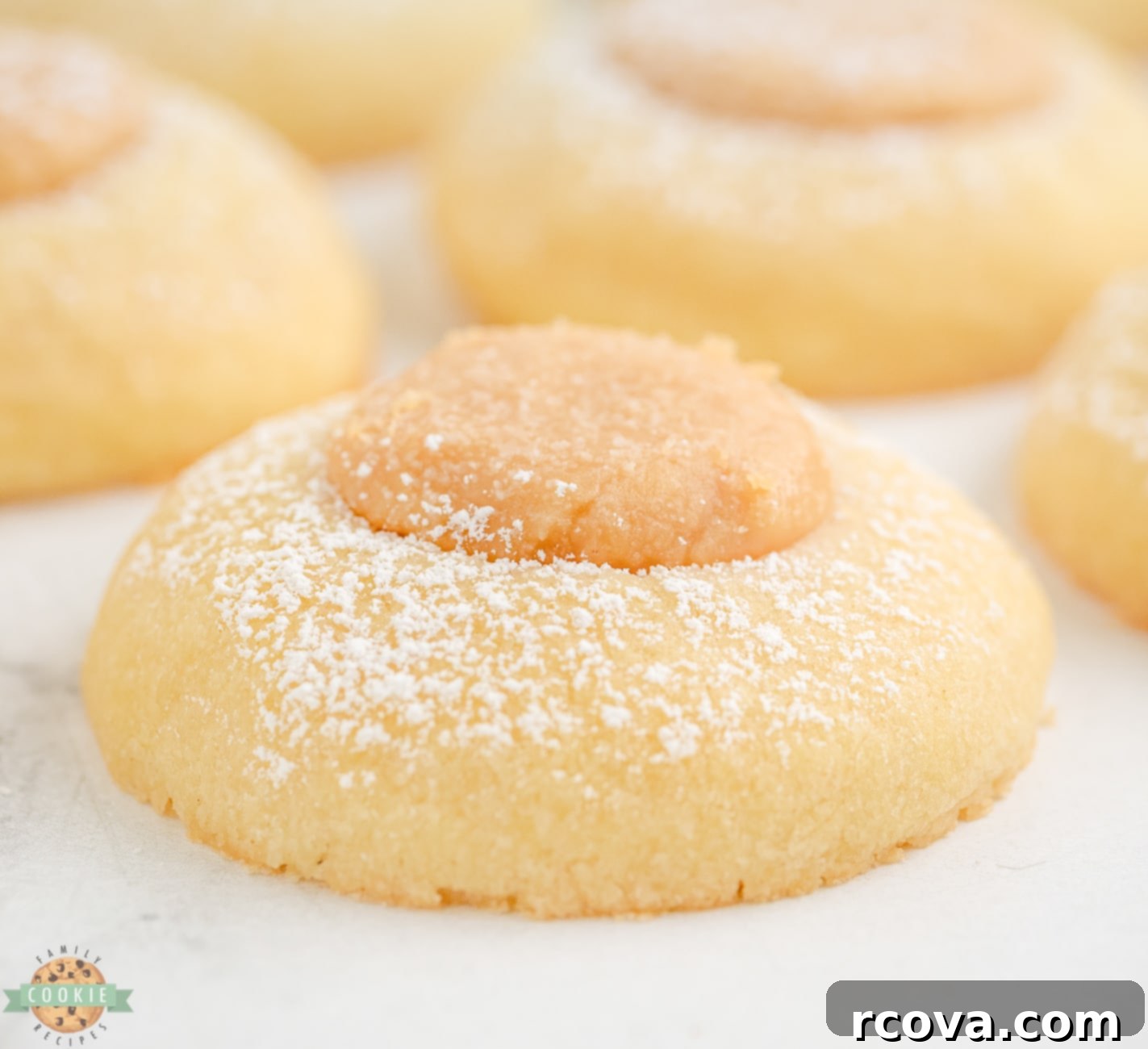 Peanut Butter Thumbprint Delights 7 peanut butter thumbprint cookies