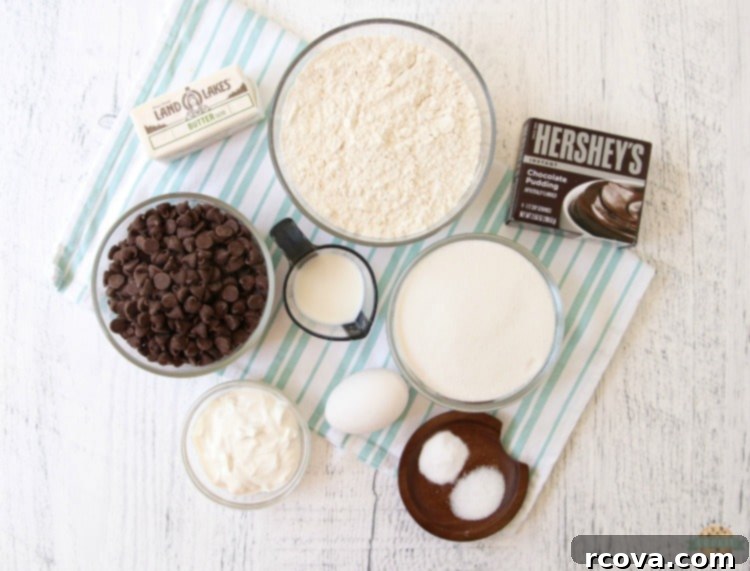 Decadent Double Chocolate Chip Pudding Cookies 8 img 1925 7