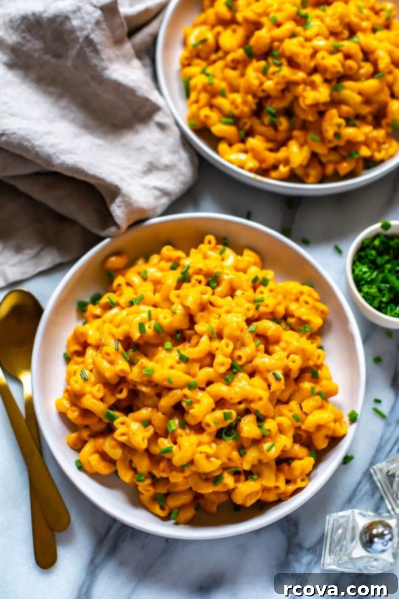Creamy Butternut Mac and Cheese 6 Roasted butternut squash cubes for mac and cheese