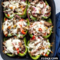 Low Carb Philly Cheesesteak Stuffed Peppers 7 Philly Cheesesteak Stuffed Peppers