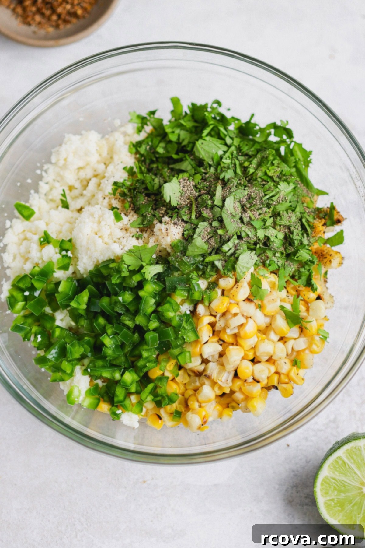 No-Mayo Greek Yogurt Mexican Street Corn Salad 4 img 19722 3