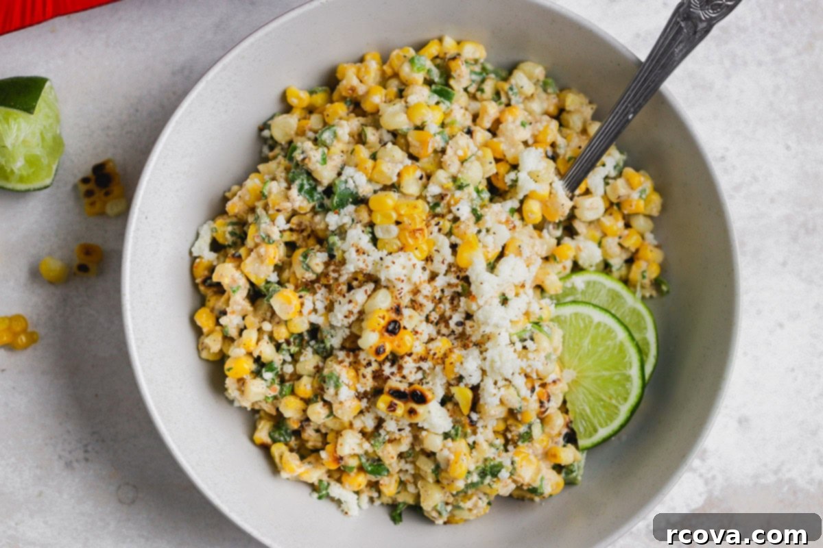 No-Mayo Greek Yogurt Mexican Street Corn Salad 7 img 19722 6