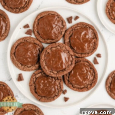 Quick Fudgy Brownie Mix Cookies 7 img 1993 6