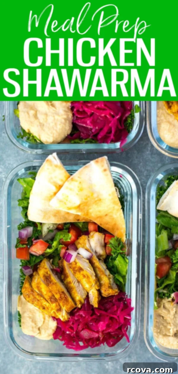Effortless Shawarma Lunch Bowls 11 Homemade Chicken Shawarma Seasoning makes these meal prep bowls irresistible