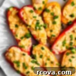 Savory Pimento Cheese Mini Pepper Poppers 7 Delicious pimento cheese stuffed mini peppers appetizer
