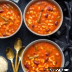 Hearty Instant Pot Minestrone 8 Super Easy Instant Pot Minestrone Soup, close-up