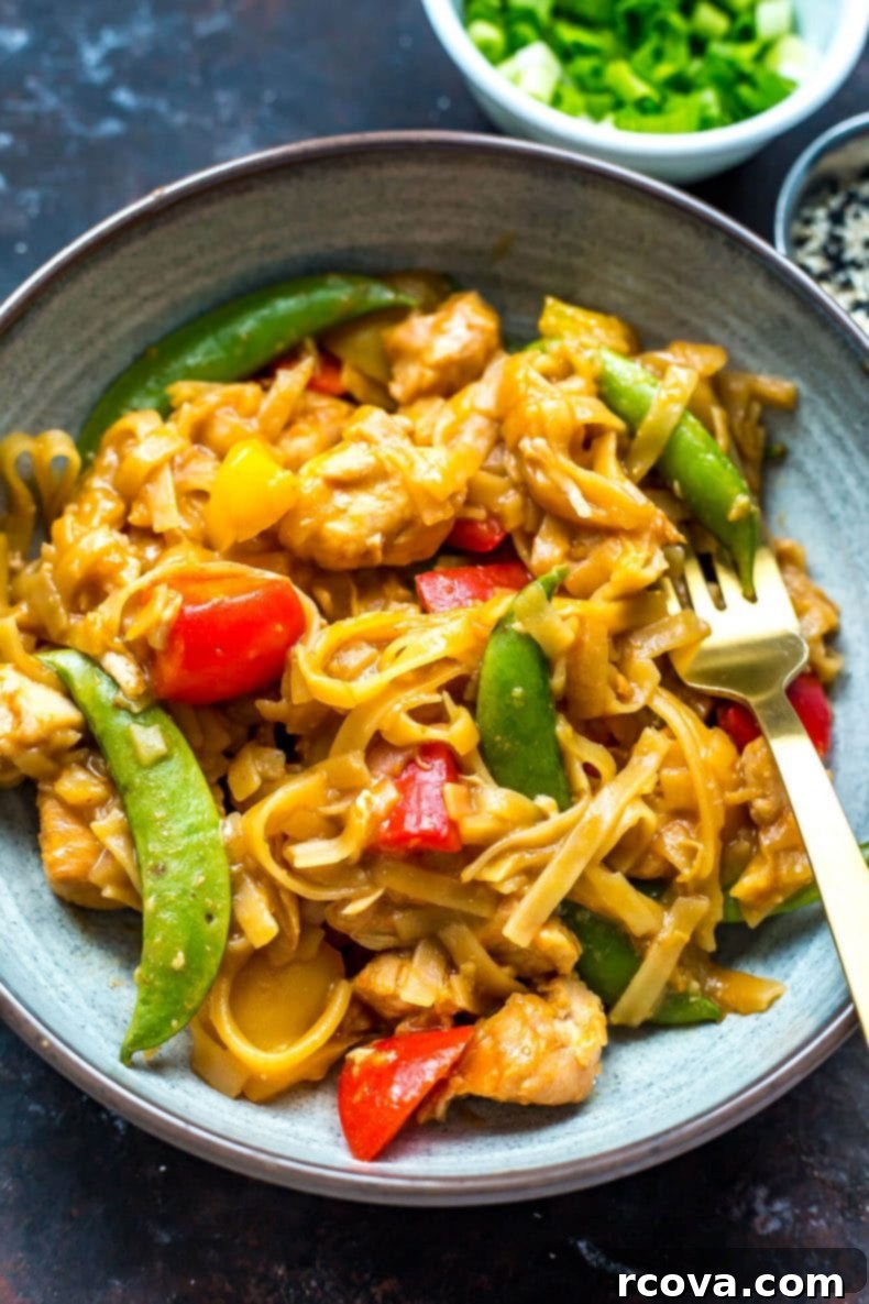 Instant Pot Sticky Honey Sesame Chicken Noodle Bowls 8 Instant Pot Honey Sesame Chicken Noodle Bowls