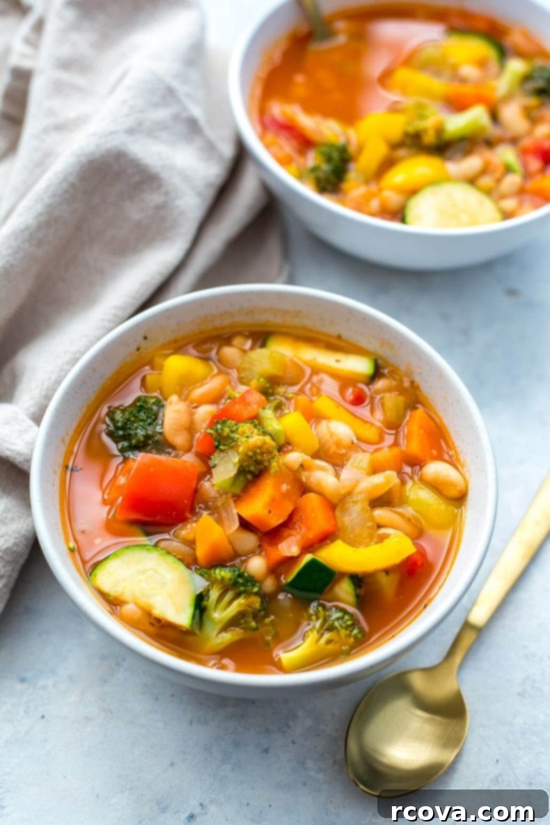 Vibrant Instant Pot Cleansing Soup 2 Instant Pot Detox Vegetable Soup - A vibrant, healthy, and easy-to-make vegetarian soup, perfect for a nourishing meal.