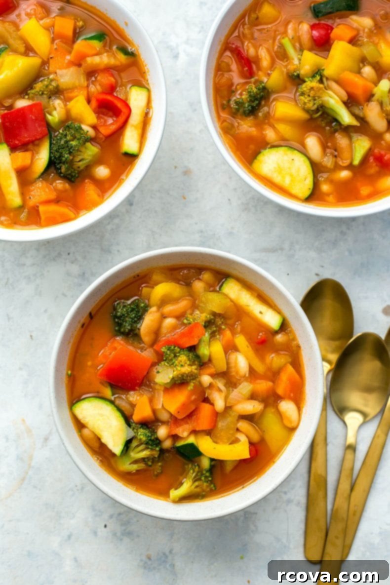 Vibrant Instant Pot Cleansing Soup 7 Instant Pot Detox Vegetable Soup in a bowl with a spoon