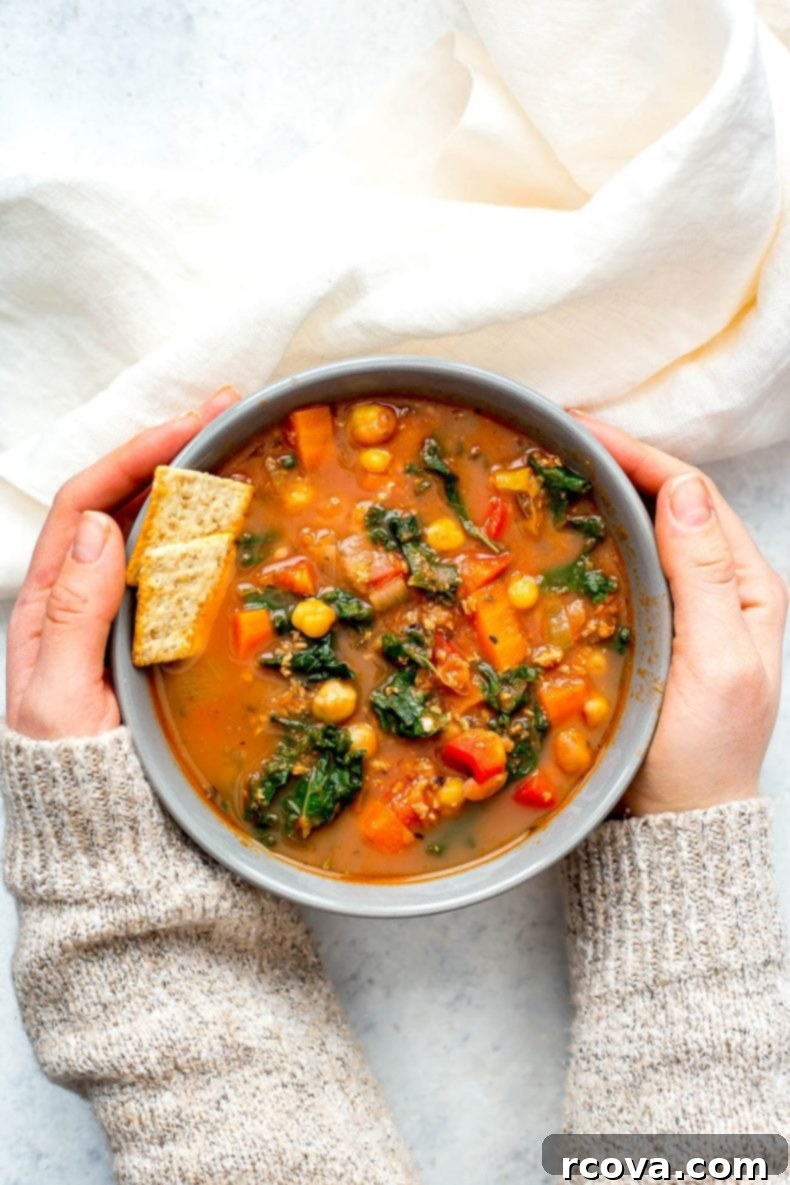 Hearty Tuscan Sausage and Kale Slow Cooker Soup 2 Hearty Slow Cooker Tuscan Sausage and Kale Soup for easy weeknight dinners