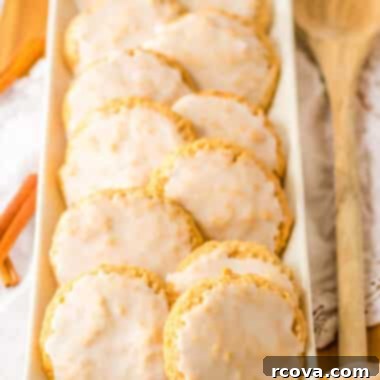 Perfectly Soft and Chewy Glazed Oatmeal Cookies 6 tray of iced oatmeal cookies