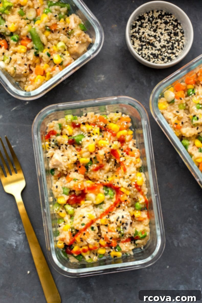 Instant Pot Chicken Fried Rice Weekly Prep Bowls 2 Instant Pot Chicken Fried Rice Meal Prep Bowls-8