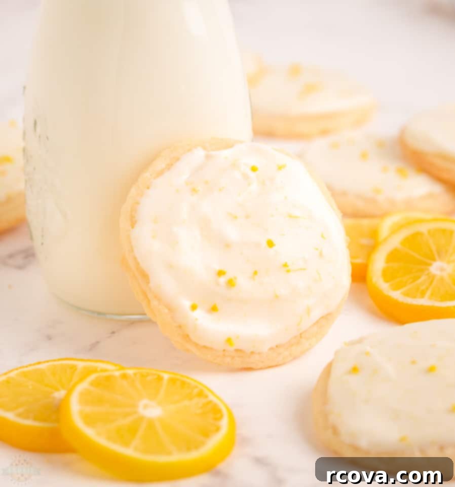Zesty Lemon Cookie Creations 13 Delicate Lemon Meltaway Cookies with Fresh Lemon Glaze