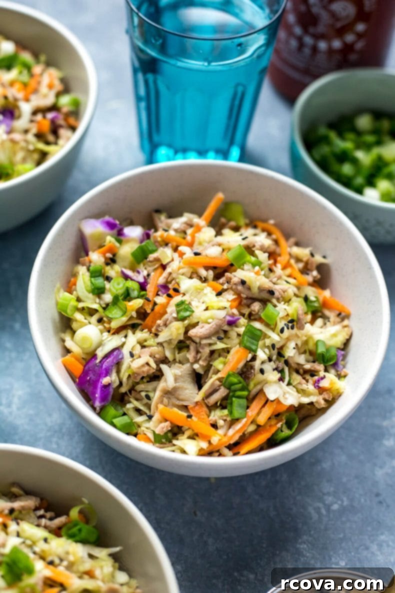 Instant Pot Keto Egg Roll Bowl 5 Low Carb Instant Pot Egg Roll Bowls