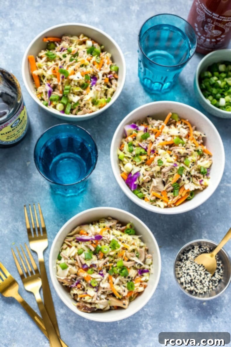 Instant Pot Keto Egg Roll Bowl 6 Low Carb Instant Pot Egg Roll Bowls