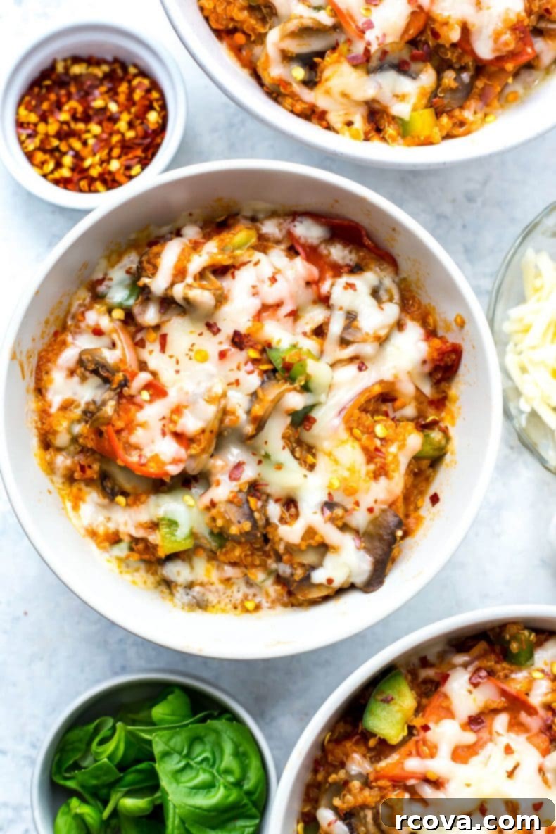 Cheesy Instant Pot Pizza Quinoa Bake 2 Delicious and Quick Instant Pot Pizza Quinoa Casserole
