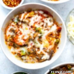 Cheesy Instant Pot Pizza Quinoa Bake 8 Instant Pot Pizza Quinoa Casserole, a healthy one-pot meal
