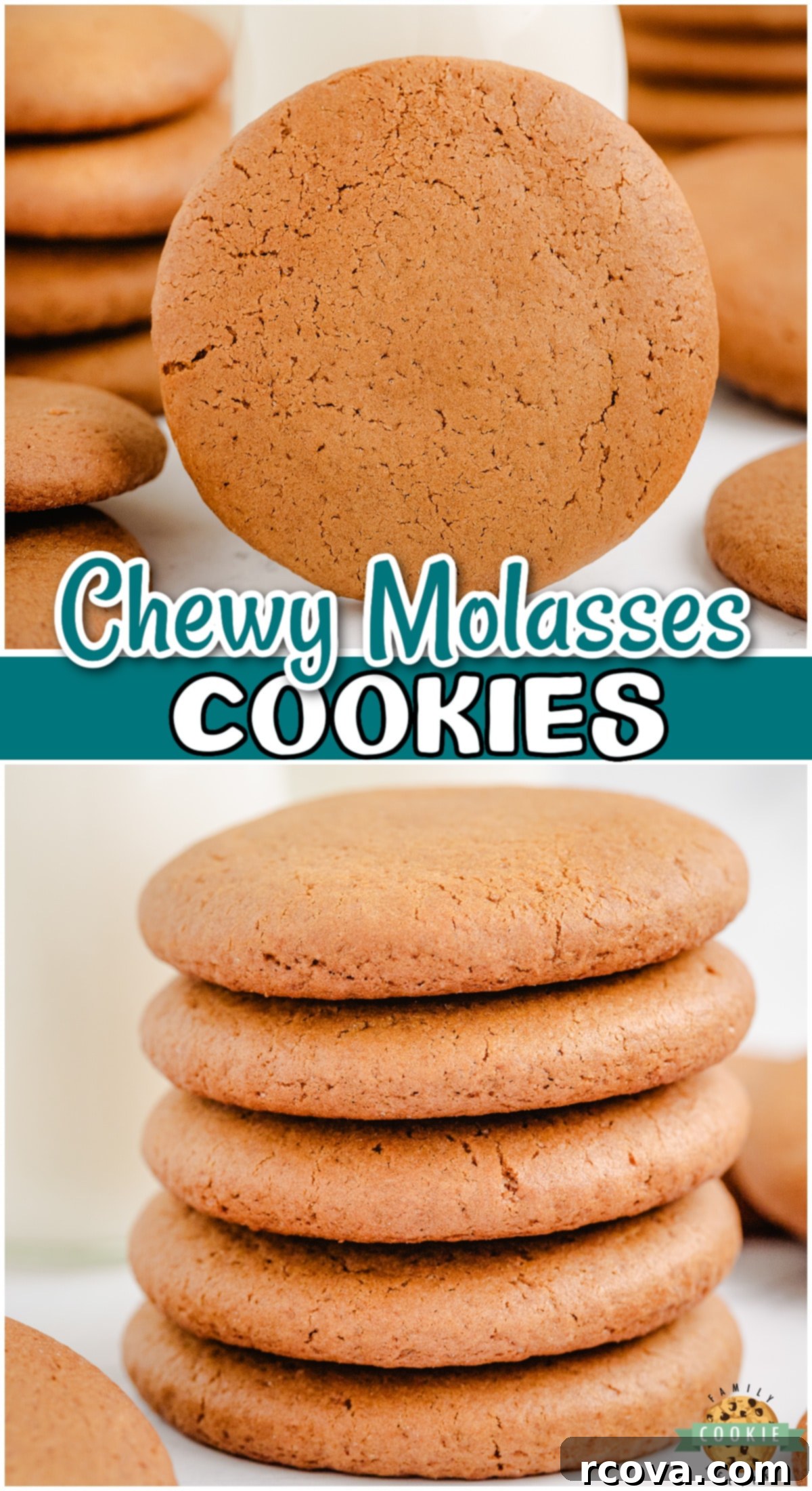 Soft and Chewy Molasses Cookies 10 Homemade Molasses Cookies have incredible flavor & a soft, chewy texture! Simple soft molasses cookies let the molasses flavor shine through; everyone loves them!