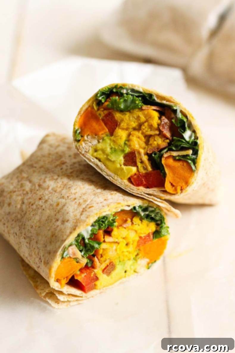 Effortless Healthy Living: 30+ Freezer Prep Meals 17 Chickpea, Sweet Potato & Avocado Freezer Wraps