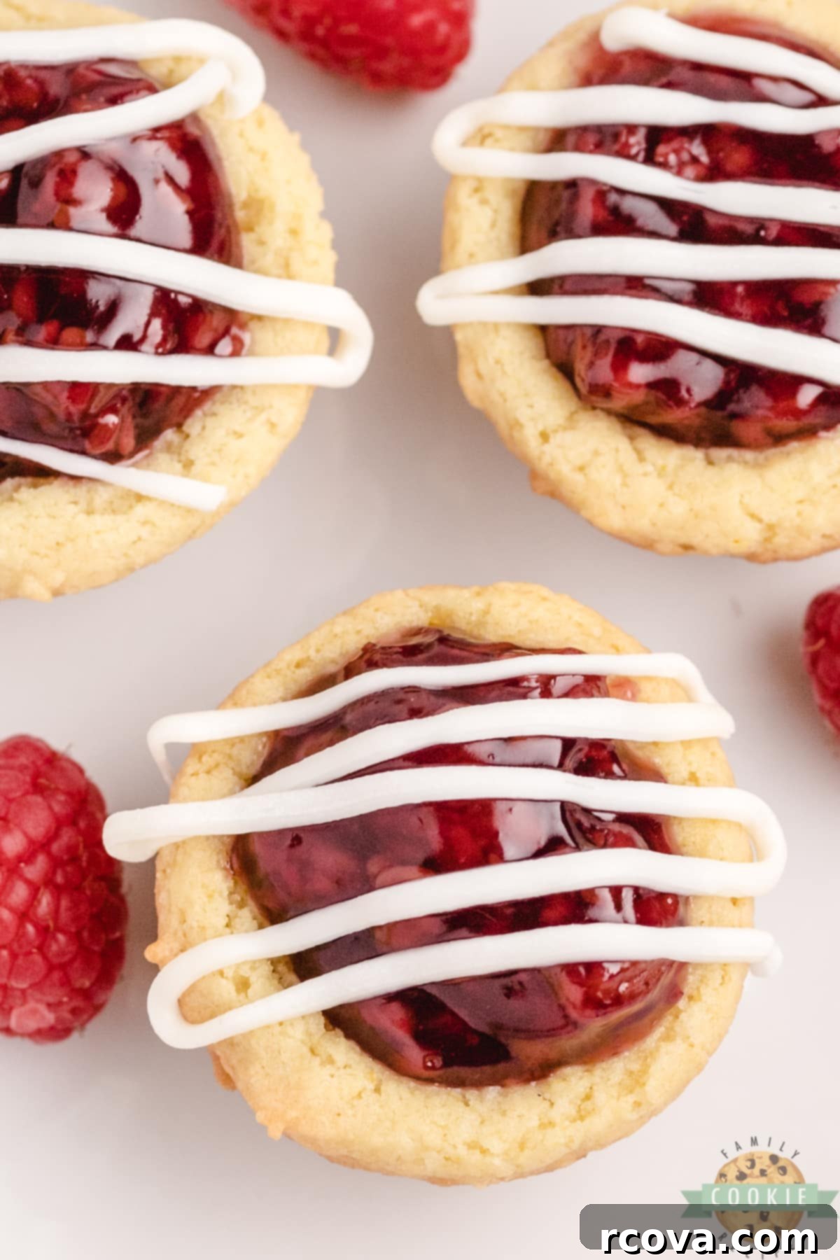 Zesty Berry Cookie Bites 12 Raspberry Lemon Cookie cup recipe