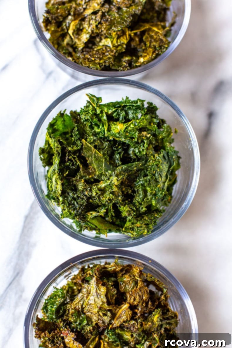 20 Effortless Low-Carb Meal Prep Ideas 22 Kale chips in three different flavors: salt & vinegar, chili lime, and ranch.
