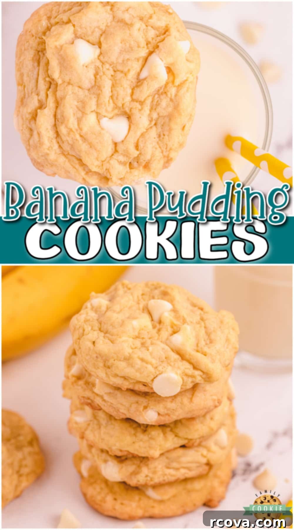 Velvet Banana Pudding Cookies 15 Pin-worthy image of Banana Pudding Cookies, soft and flavorful