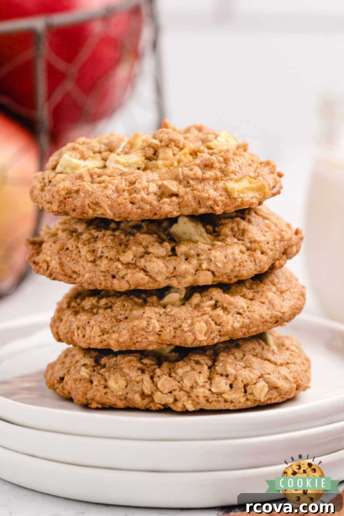 Oatmeal Cookie Creations 17 Easy apple cinnamon oatmeal cookies made with a cake mix.
