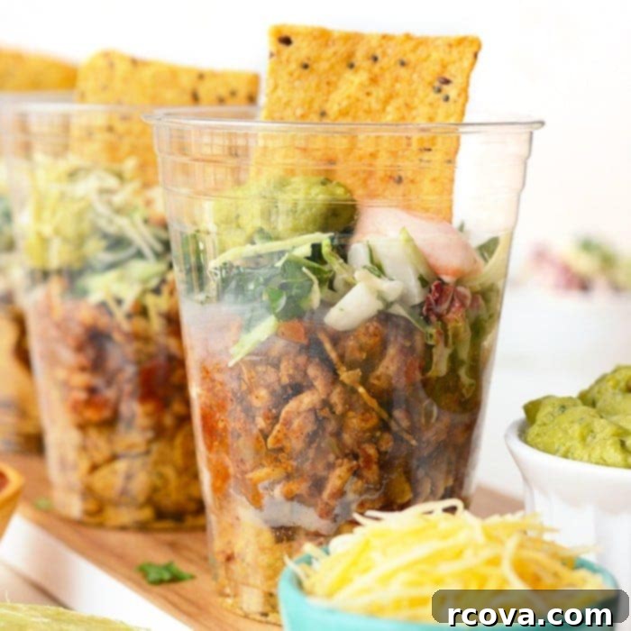 28 Deliciously Healthy Ground Turkey Meals 26 How to Make Healthy Walking Tacos via Fit Foodie Finds