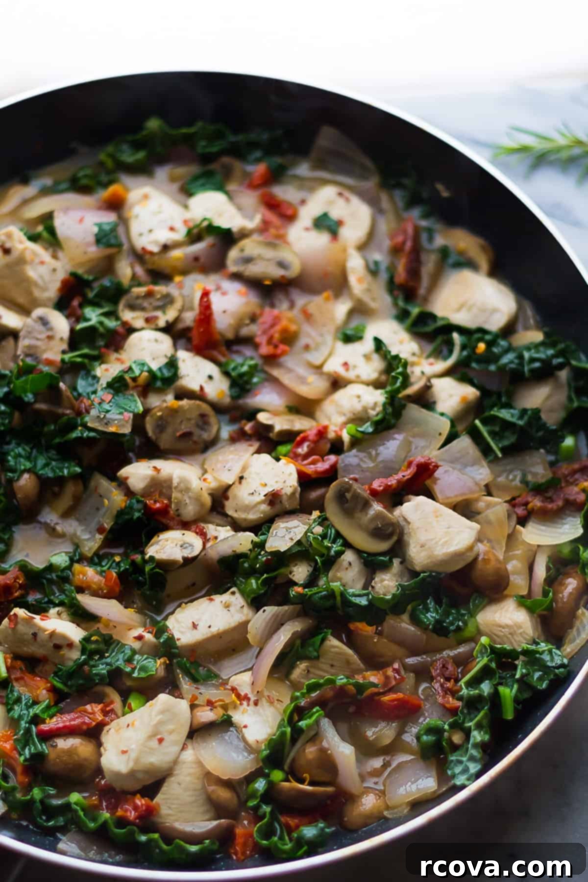 Quick and Wholesome One Pan Meals 17 30 Minute Tuscan Chicken Skillet via Sweet Peas and Saffron
