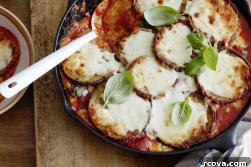Quick and Wholesome One Pan Meals 24 Perfect Eggplant Parmesan via What’s Gaby Cooking