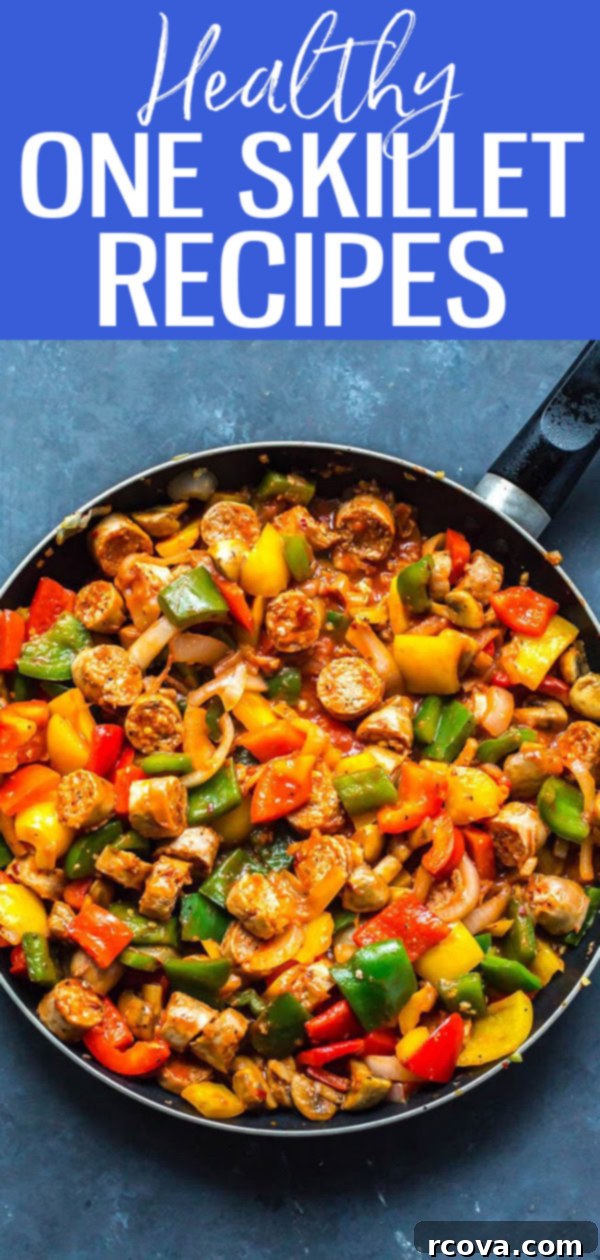 Quick and Wholesome One Pan Meals 31 These One Skillet Recipes are a lifesaver when it comes to last-minute meal prep. Add some protein, veggies and starch for an easy dinner! #onepan #skillet