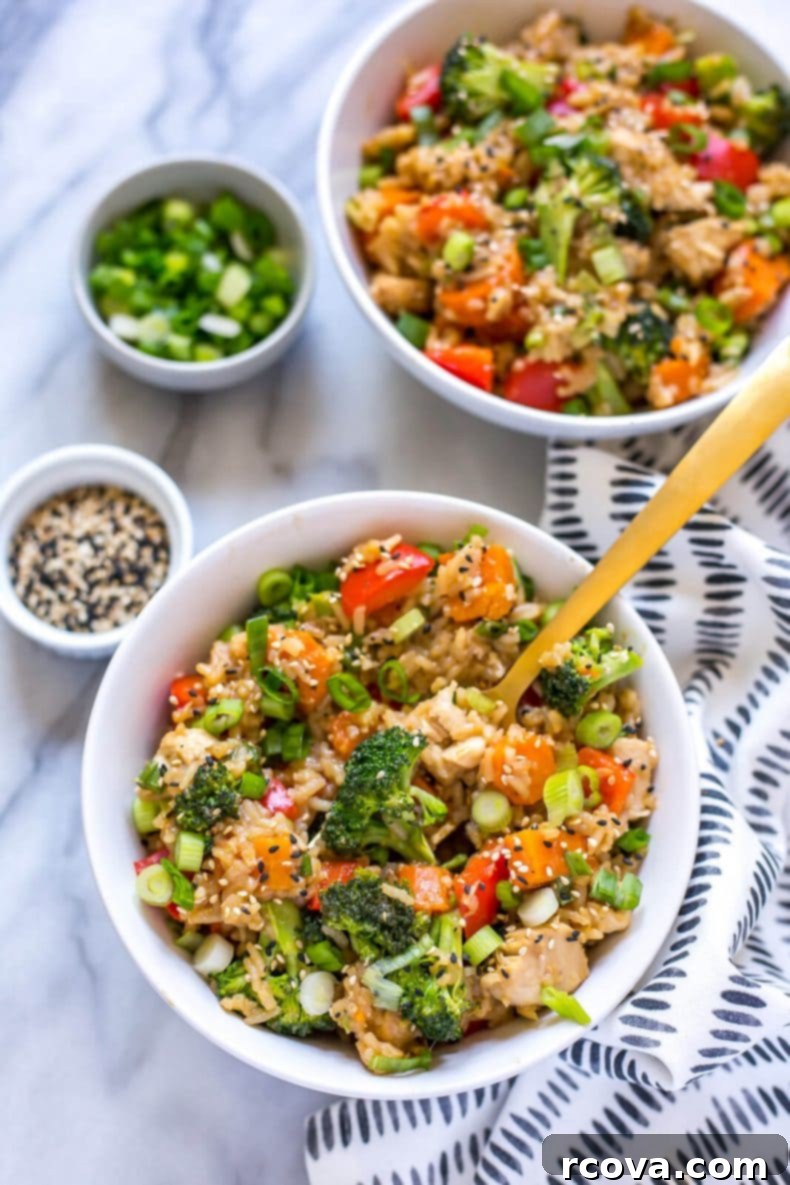 Instant Pot Teriyaki Chicken and Rice 2 Instant Pot Teriyaki Chicken Bowls, showcasing a vibrant and healthy meal