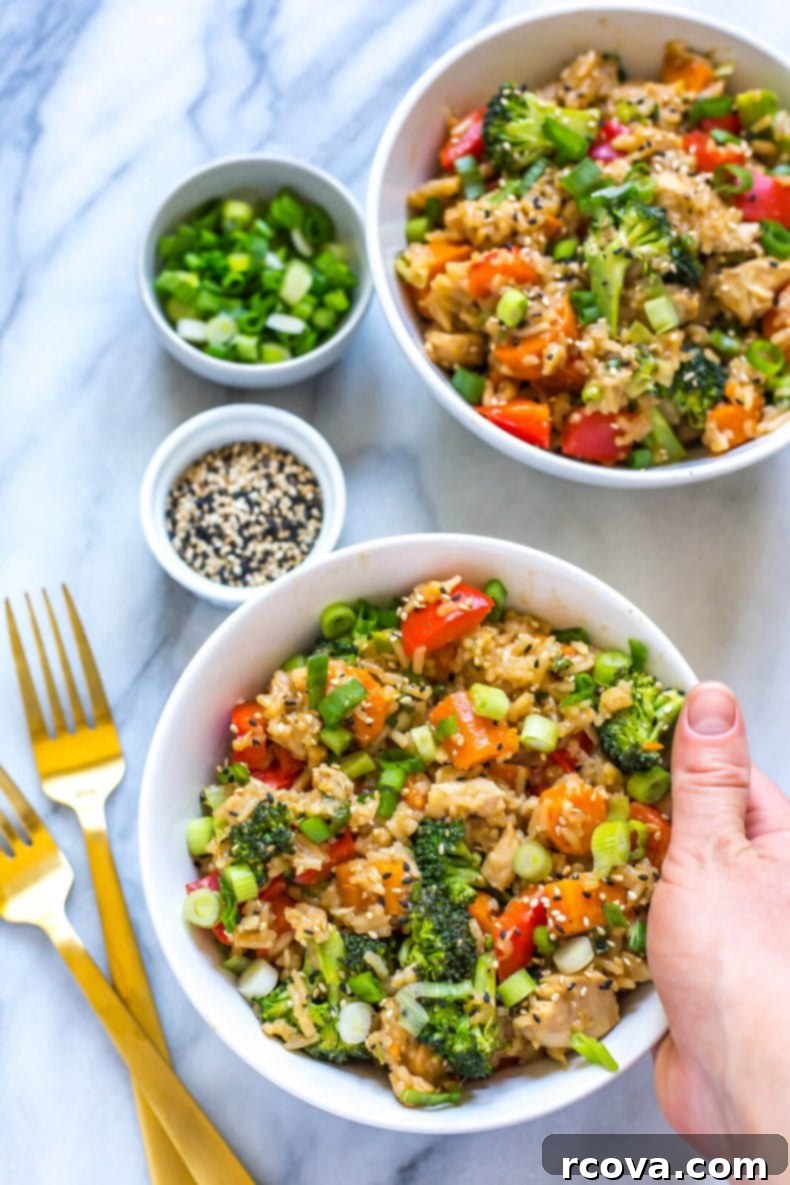 Instant Pot Teriyaki Chicken and Rice 8 Instant Pot Teriyaki Chicken Bowls, perfect for meal prep