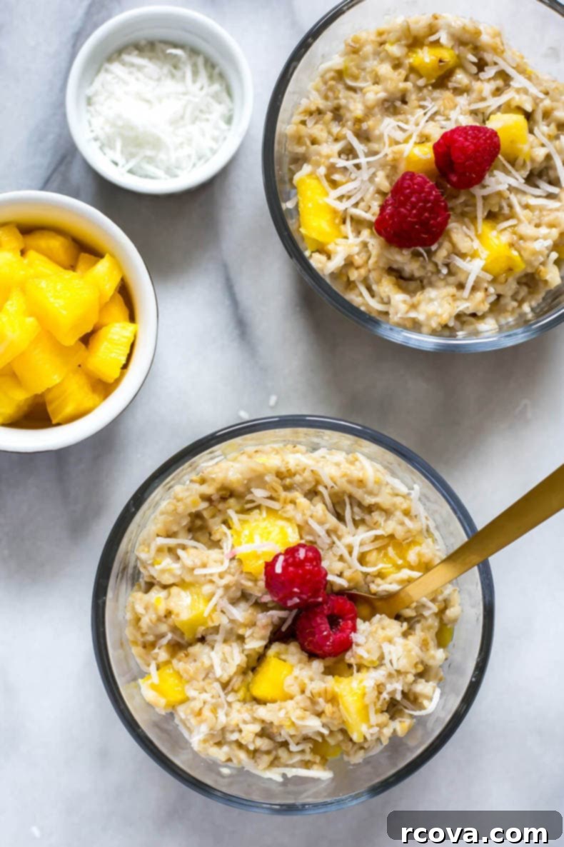 Pina Colada Instant Pot Steel Cut Oats 8 Pina Colada Instant Pot Steel Cut Oats