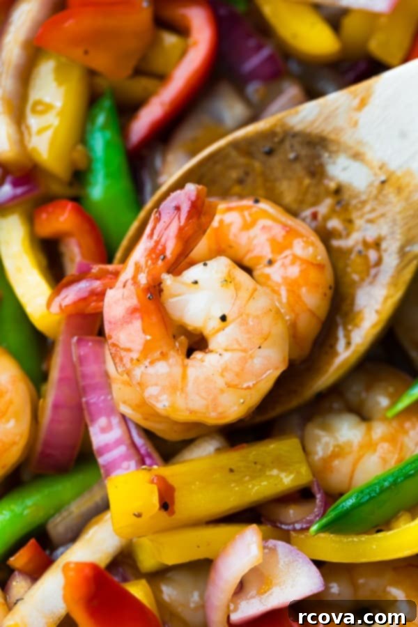 Quick & Wholesome Wok Wonders 24 Sweet Chili Shrimp Stir Fry via Sweet Peas and Saffron