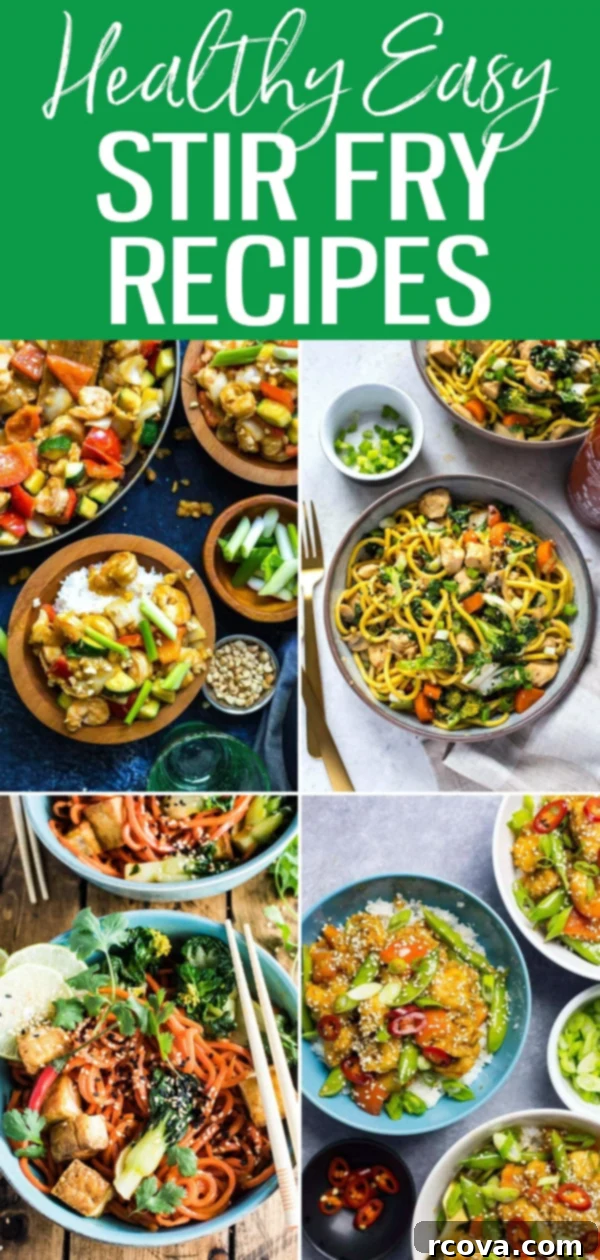 Quick & Wholesome Wok Wonders 34 These 18 Healthy, Easy Stir Fry Recipes are perfect for busy weeknights when you're craving takeout or need to clear out your vegetable crisper! #stiryfry #healthyrecipes