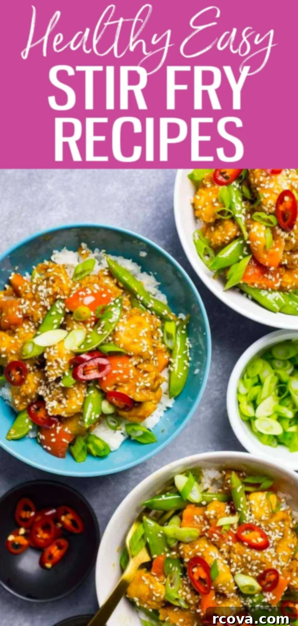 Quick & Wholesome Wok Wonders 35 These 18 Healthy, Easy Stir Fry Recipes are perfect for busy weeknights when you're craving takeout or need to clear out your vegetable crisper! #stiryfry #healthyrecipes