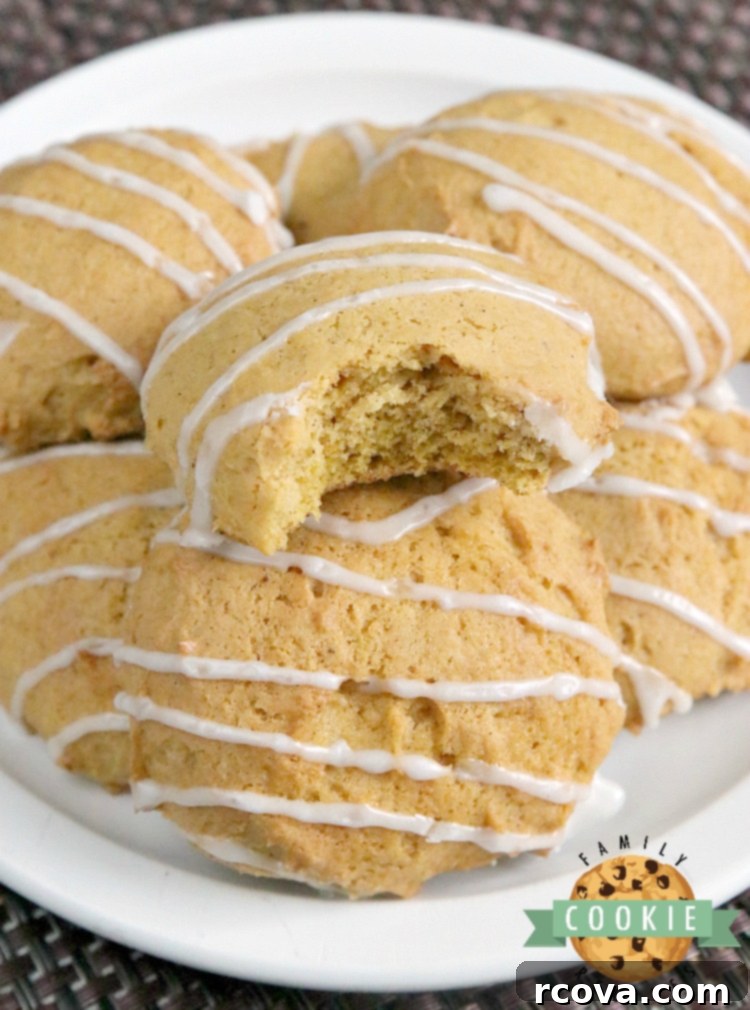 Sweet Pumpkin Cookie Delights 10 Glazed Pumpkin Cookies