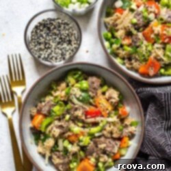 Quick and Tender Instant Pot Pepper Steak 8 Easy Instant Pot Pepper Steak garnished with green onions and sesame seeds