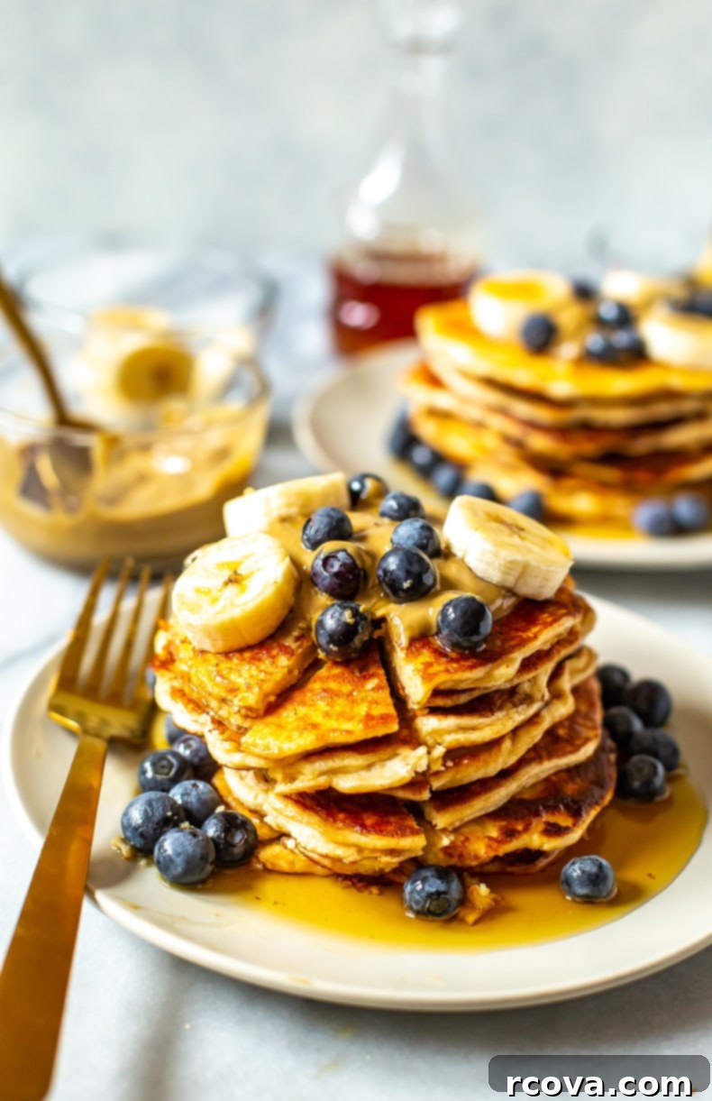 Fuel Your Mornings: Healthy Breakfast Prep 11 4-Ingredient Protein Pancakes