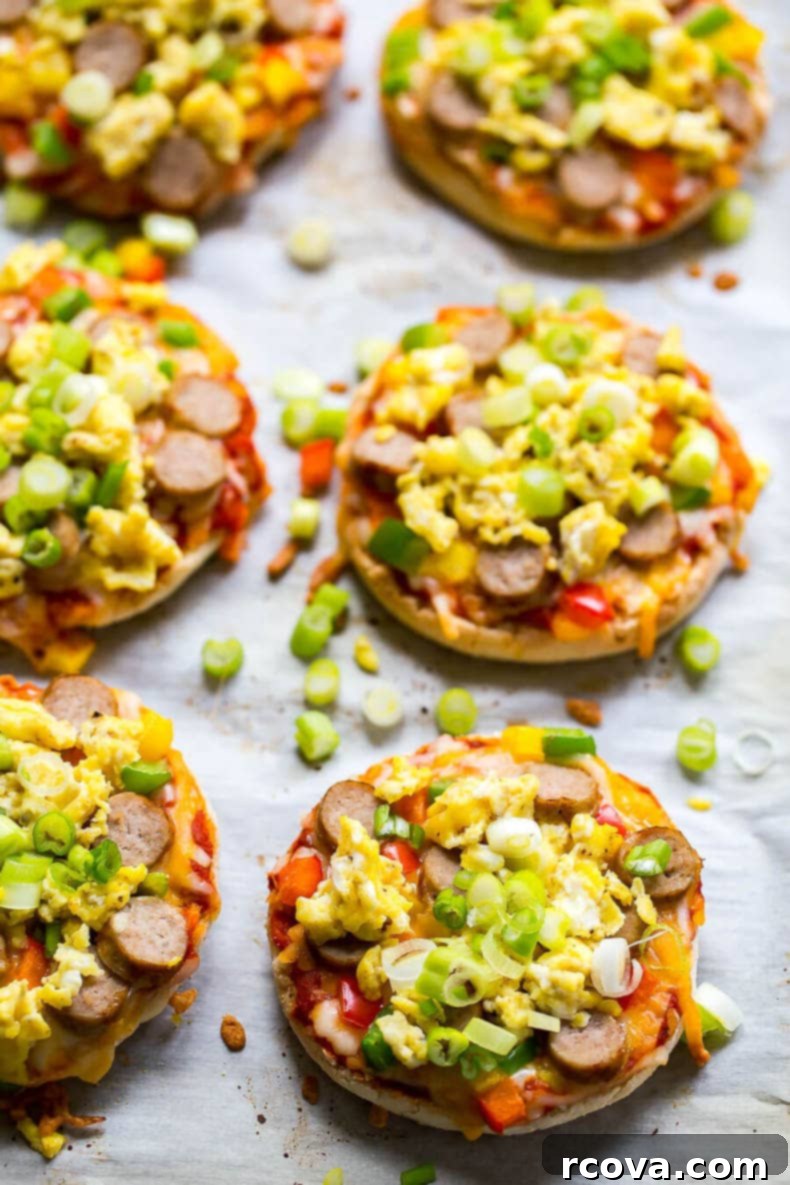 Fuel Your Mornings: Healthy Breakfast Prep 41 Freezer-Friendly Mini Breakfast Pizzas
