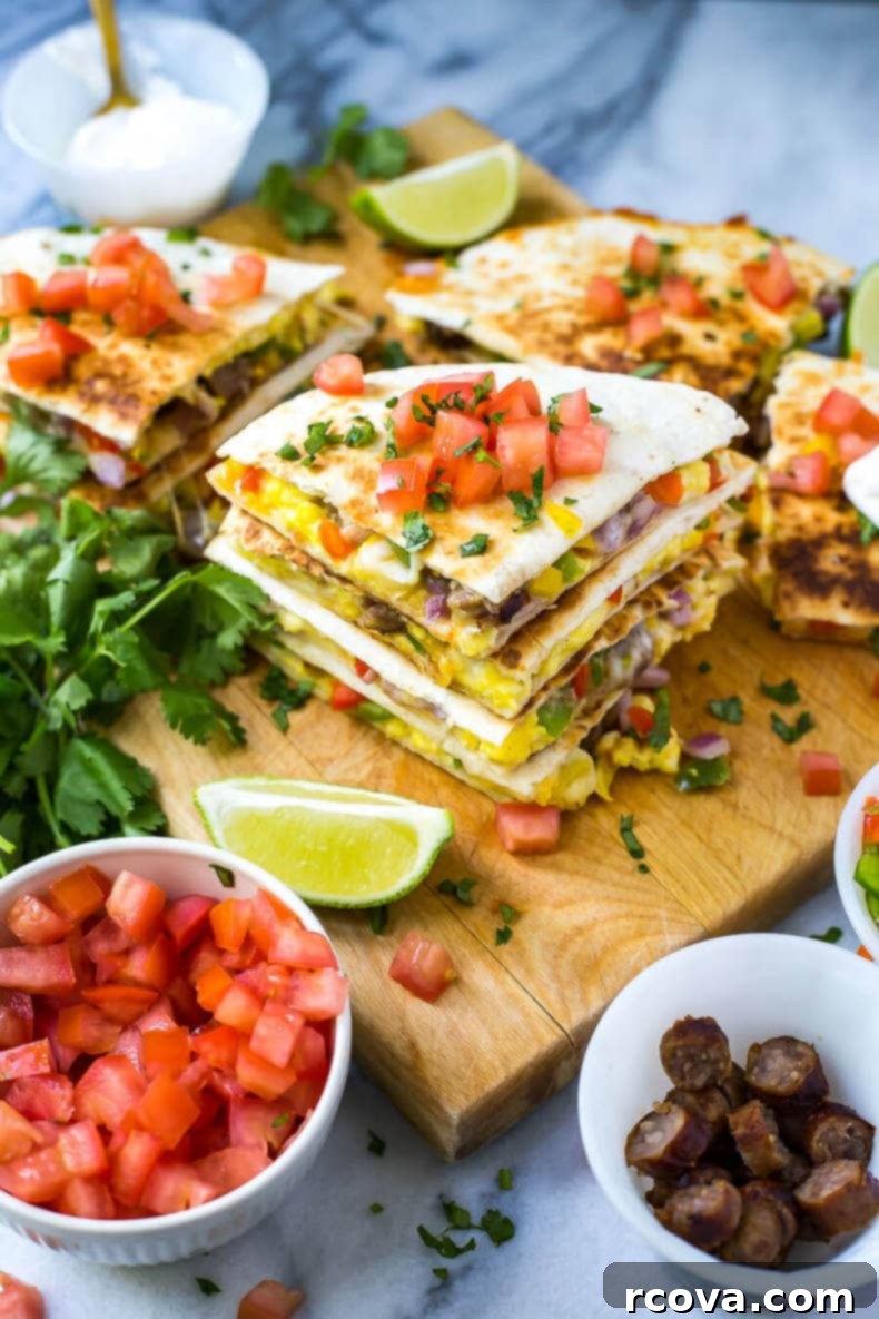 Fuel Your Mornings: Healthy Breakfast Prep 45 Freezer-Friendly Tex Mex Breakfast Quesadillas