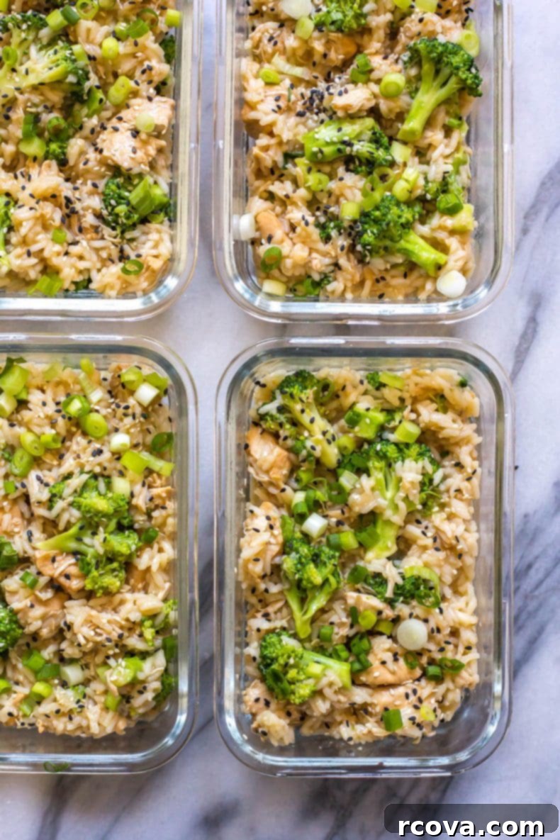 Delicious Instant Pot Honey Garlic Chicken Meals 6 Delicious and healthy Honey Garlic Chicken Meal Prep Bowls