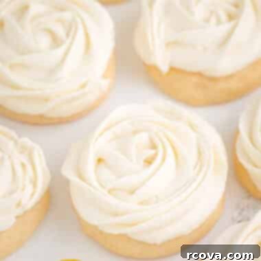 Sunshine Lemon Glazed Sugar Cookies 7 lemon frosted rosettes frosted on sugar cookies