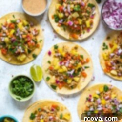Tropical Crockpot Chicken Tacos with Pineapple Salsa 9 Crockpot Chicken Tacos with Pineapple Salsa