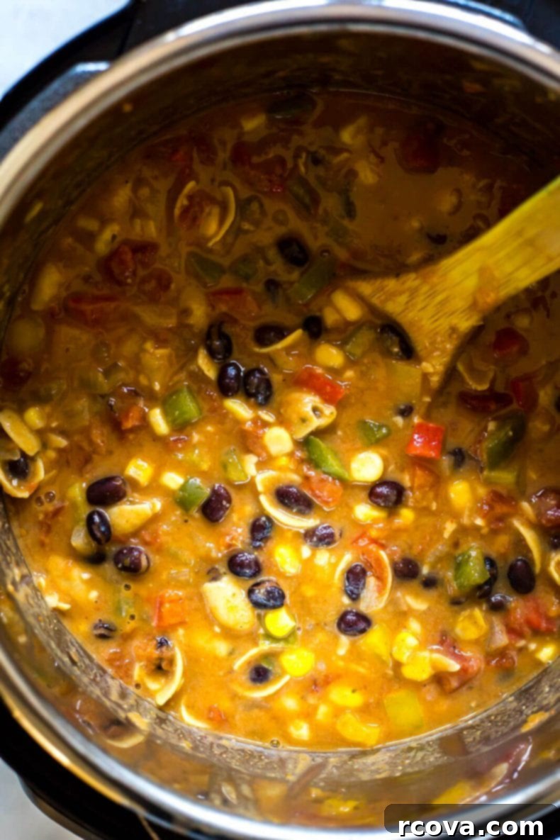 Instant Pot Vegetarian and Gluten Free Taco Soup 7 Delicious and healthy Instant Pot Taco Soup ready to eat