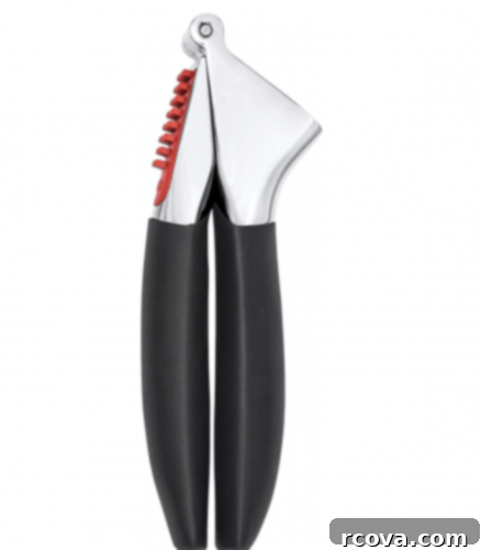 Culinary Curation: Gifts for Gourmet & Get-Ahead Cooks 16 Ergonomic garlic press, a must-have tool for any home kitchen.