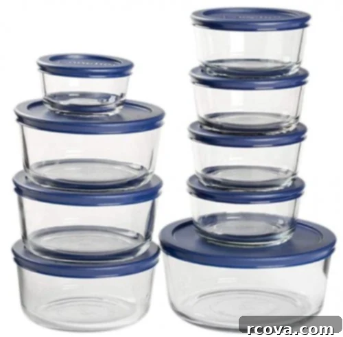Culinary Curation: Gifts for Gourmet & Get-Ahead Cooks 40 Stack of elegant glass bowls with airtight lids, a stylish alternative to plastic food storage.