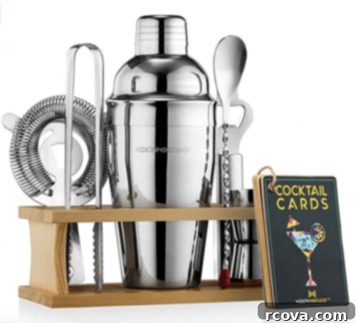 Culinary Curation: Gifts for Gourmet & Get-Ahead Cooks 45 Stylish mixology set for home bartenders to craft professional cocktails.