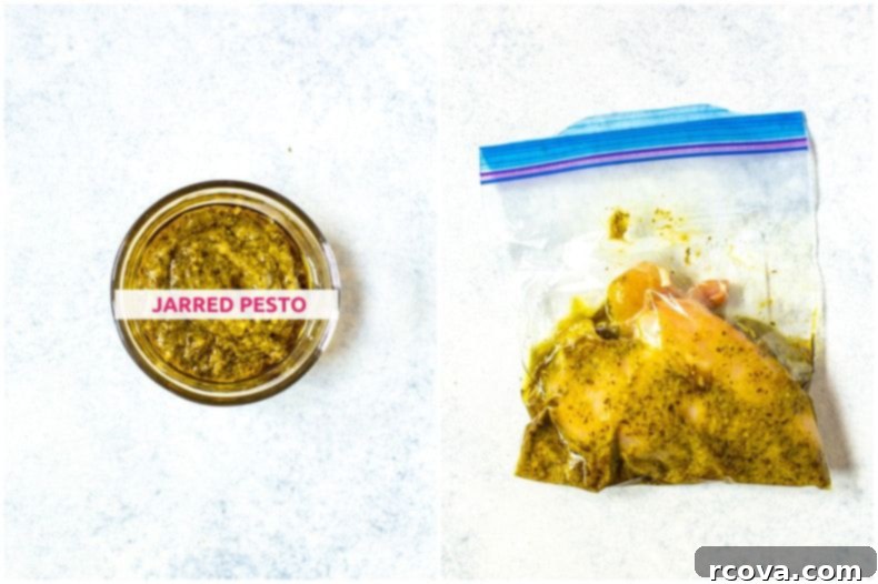 Unlock Flavor: 8 Must-Try Chicken Marinades 8 Ingredients for pesto marinade: pesto